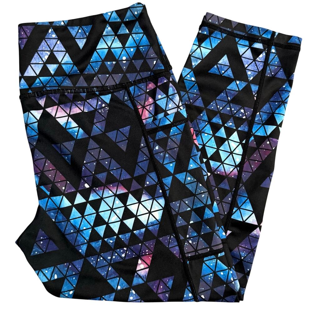 CVG Leggings Capris Stardust Geometric CrossFit Constantly Varied Gear Medium